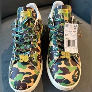 Adidas Stan Smith Sneakers in Green Camouflage